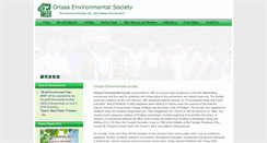 Desktop Screenshot of orissaenvironment.com