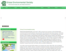 Tablet Screenshot of orissaenvironment.com